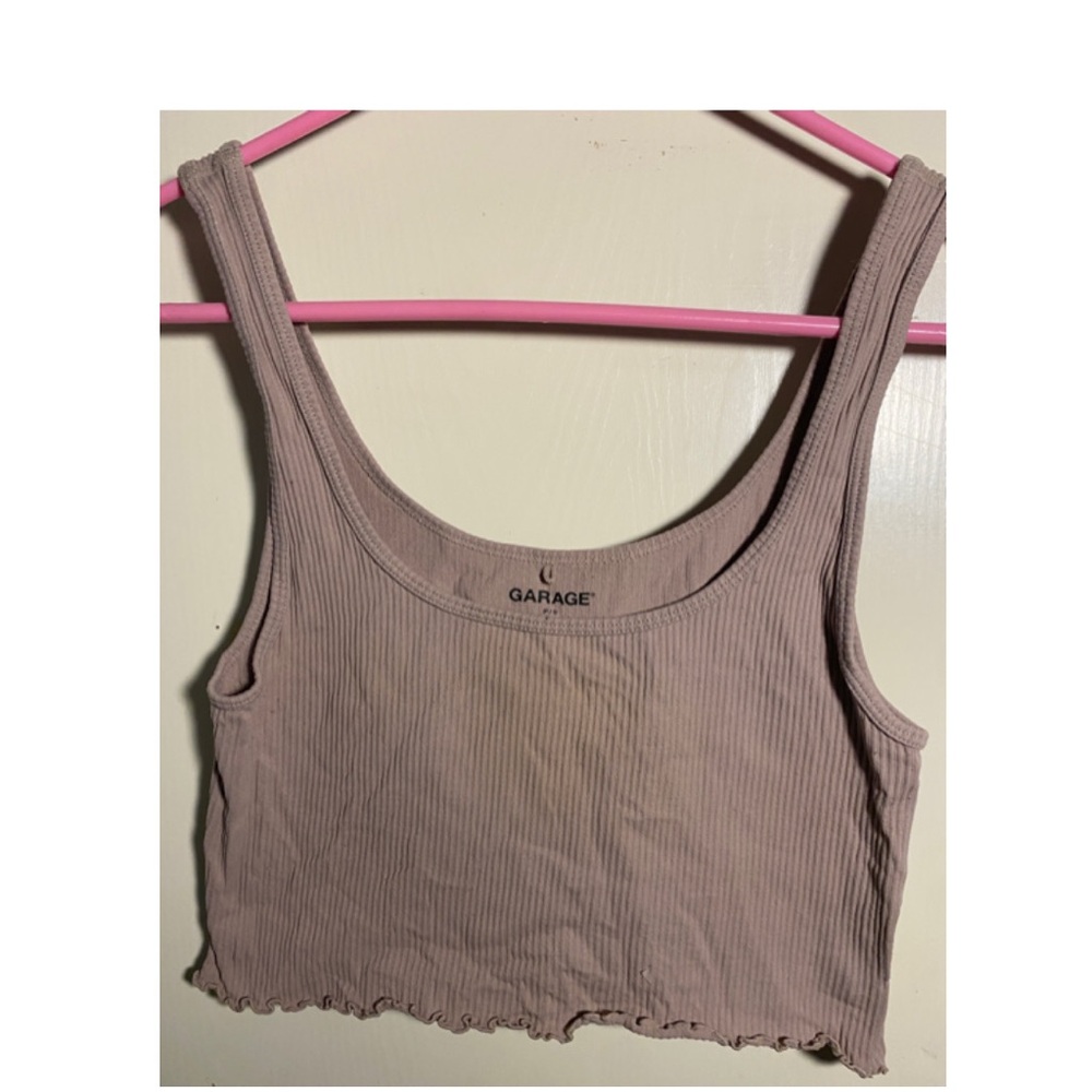 Garage Women's Ribbed cropped Tank Top